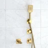 Смеситель для ванны WasserKRAFT Schunter A8251.306.308.285.194.201 Золото матовое