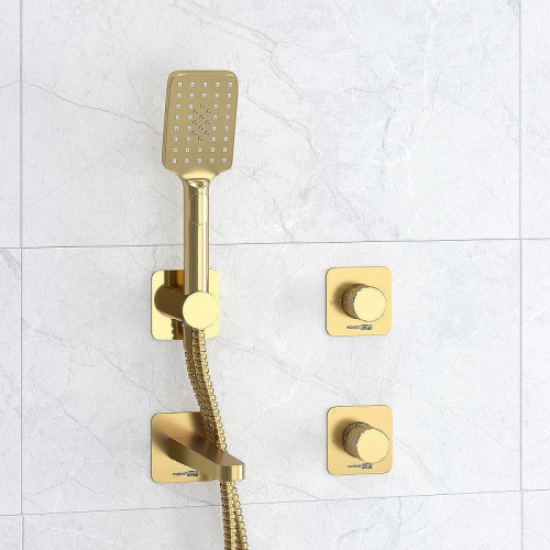 Смеситель для ванны WasserKRAFT Schunter A8251.306.308.285.194.201 Золото матовое