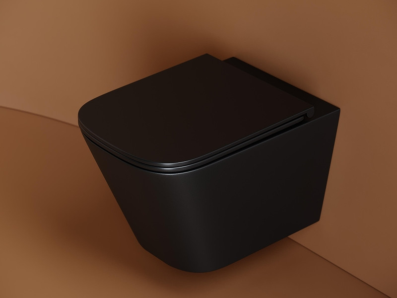 Унитаз с инсталляцией DIWO Ceramicanova Union CN4009TMB + DIWO 4501 с сиденьем Микролифт с клавишей смыва цвет Глянцевый белый