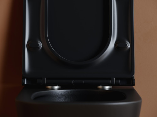 Унитаз с инсталляцией DIWO Ceramicanova Union CN4009TMB + DIWO 4501 с сиденьем Микролифт с клавишей смыва цвет Глянцевый белый