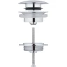 Донный клапан Grohe 65807000 click-clack Хром