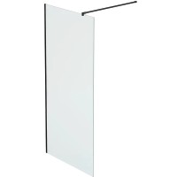 Душевая перегородка Reflection Walk in 90 RX20090CBL-14 профиль Черный матовый стекло прозрачное