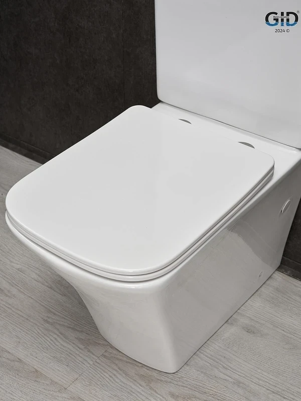 Унитаз компакт Gid Cuadrado Tn2184 62251Y цвет Белый с бачком и сиденьем Микролифт