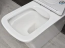 Унитаз компакт Gid Cuadrado Tn2184 62251Y цвет Белый с бачком и сиденьем Микролифт