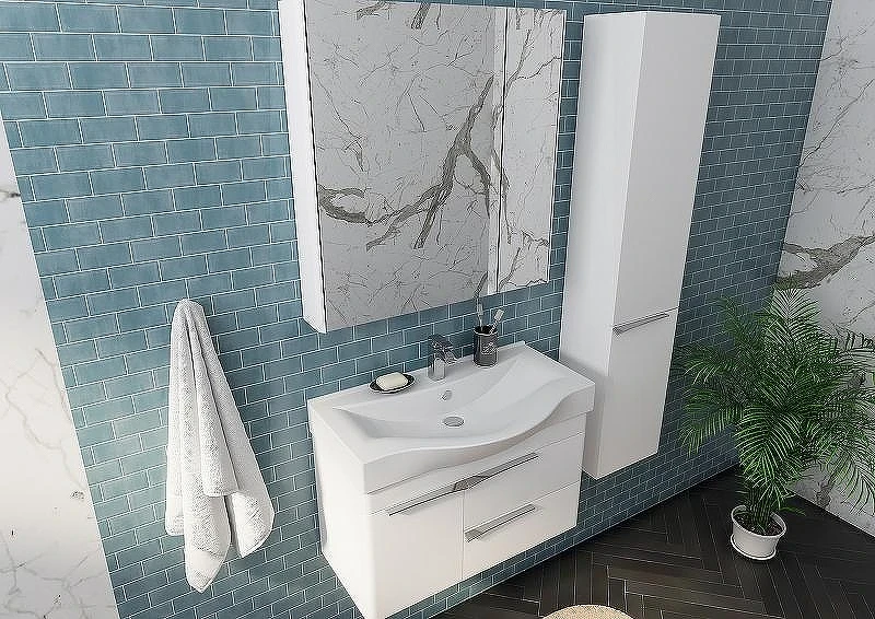 Раковина Santek Беверли 80 1WH302422 Белая