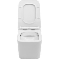 Унитаз Aquanet Tavr BL-103N-WHT TAVR-W 211920 подвесной с сиденьем Микролифт фаянс подвесной