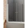 Шторка для ванны New Trendy NEW SOLEO Chrome x90 P-0025/P-0024