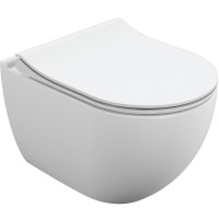 Комплект унитаза Cersanit Brasko Smart CO DPL EO slim LP с инсталляцией Link Pro 64916 с сиденьем Микролифт фарфор подвесной