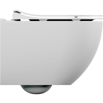 Комплект унитаза Cersanit Brasko Smart CO DPL EO slim LP с инсталляцией Link Pro 64916 с сиденьем Микролифт фарфор подвесной