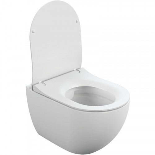 Комплект унитаза Cersanit Brasko Smart CO DPL EO slim LP с инсталляцией Link Pro 64916 с сиденьем Микролифт фарфор подвесной