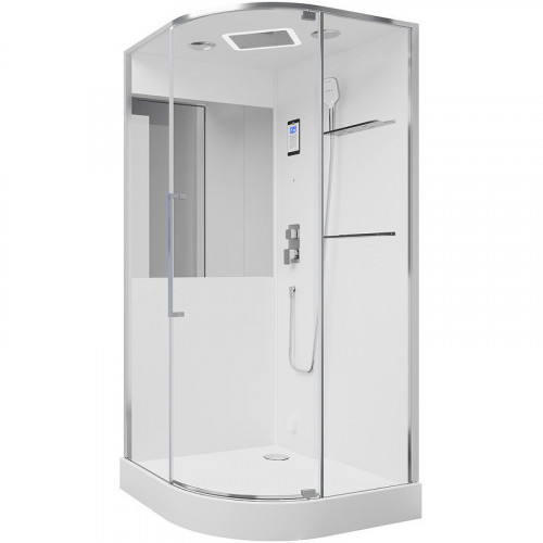 Душевая кабина Black&amp;White Galaxy G8891 100х100 889100 с паром без гидромассажа