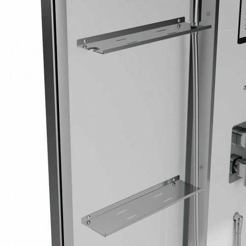 Душевая кабина Black&amp;White Galaxy G8891 100х100 889100 с паром без гидромассажа