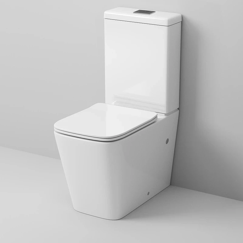 Унитаз-компакт Grossman Classic GR-4445SQ цвет Белый глянцевый с бачком и сиденьем Микролифт