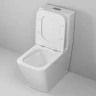 Унитаз-компакт Grossman Classic GR-4445SQ цвет Белый глянцевый с бачком и сиденьем Микролифт