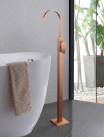Смеситель для раковины Abber Wasserfall AF8640MRG Розовое золото матовое латунь на пол