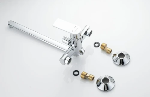 Смеситель для ванны Knotlor Ergofit KN-33 универсальный цвет Хром