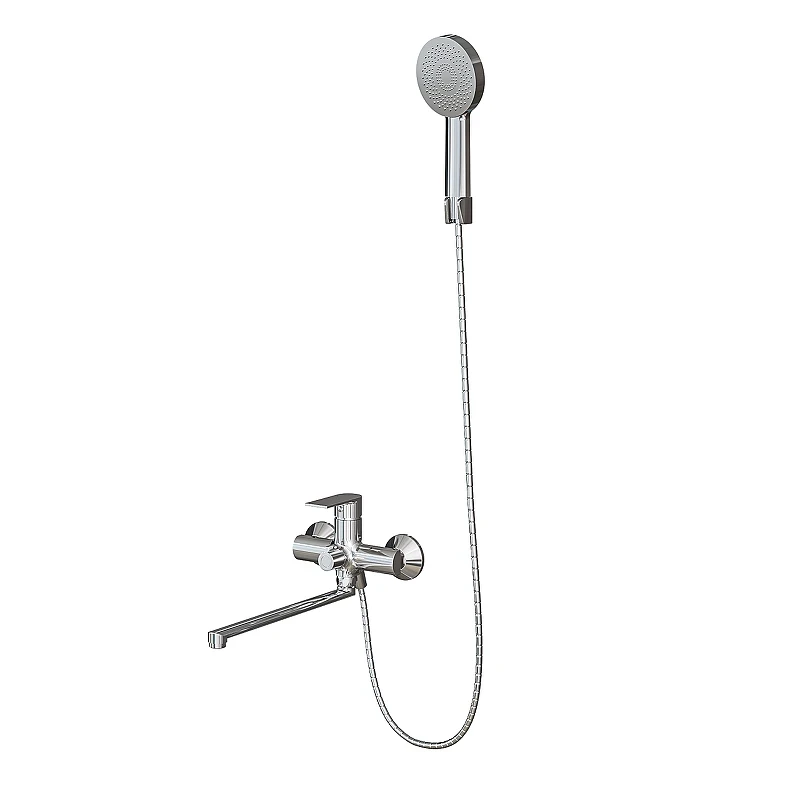 Смеситель для ванны Knotlor Ergofit KN-33 универсальный цвет Хром
