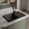 Кухонная мойка Domaci Болонья 74 М-16-002 цвет Черный