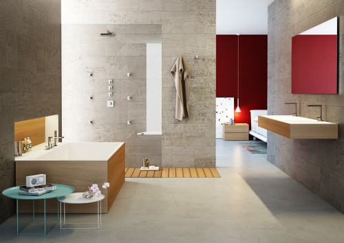 Смеситель для душа Webert Living LV971502560 с термостатом Черный матовый встраиваемый