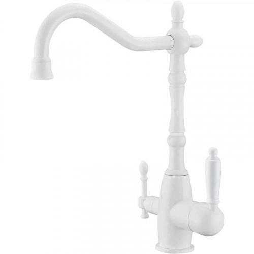 Смеситель для кухни ZorG Sanitary ZR 312 YF-33-WHITE Белый