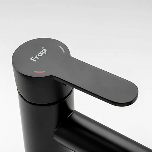 Смеситель для раковины Frap F10801-6 Черный матовый