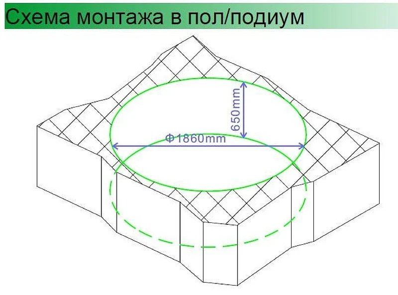 Акриловая ванна Gemy Gemy 190x190 G9090 K С гидромассажем
