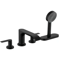 Смеситель на борт ванны Hansgrohe Vivenis 75444670 Черный матовый латунь