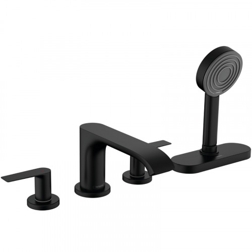 Смеситель на борт ванны Hansgrohe Vivenis 75444670 Черный матовый латунь
