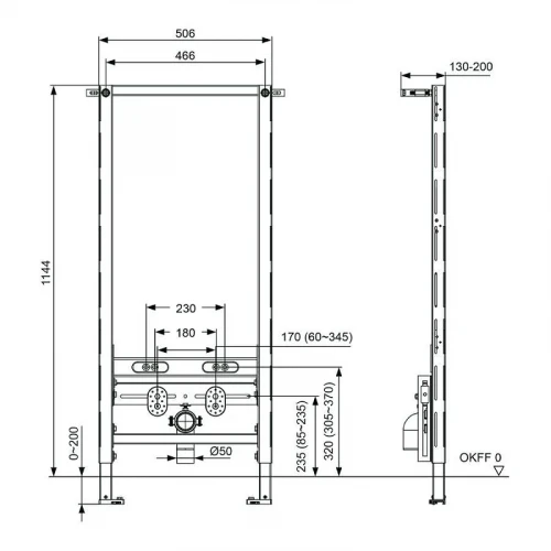 Инсталляция для биде Tece Spring S330000 цвет Красный