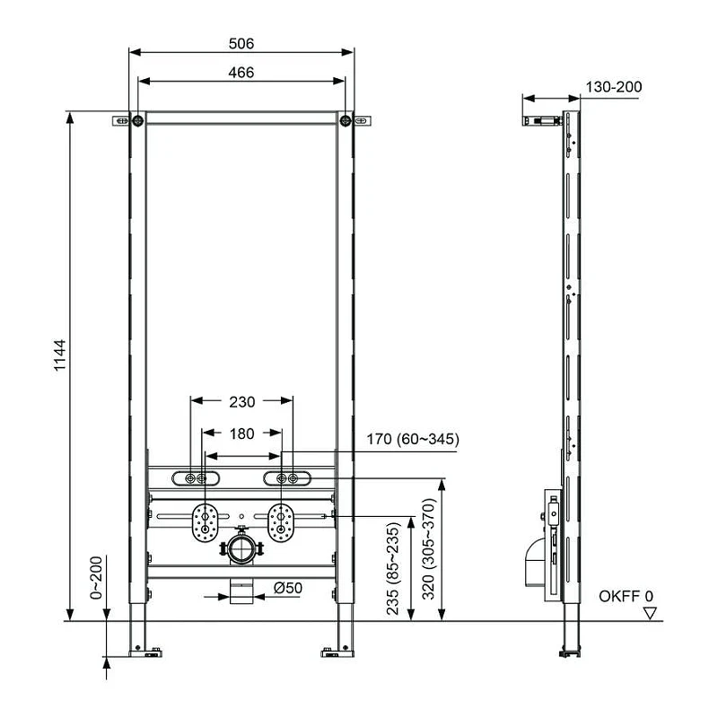 Инсталляция для биде Tece Spring S330000 цвет Красный