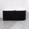 Акриловая ванна Azario Lago Blanco Black 170х75 L AZ-6724-1CLB 17075 цвет Черный матовый Белый глянец