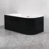 Акриловая ванна Azario Lago Blanco Black 170х75 L AZ-6724-1CLB 17075 цвет Черный матовый Белый глянец
