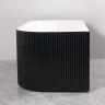 Акриловая ванна Azario Lago Blanco Black 170х75 L AZ-6724-1CLB 17075 цвет Черный матовый Белый глянец