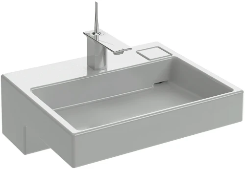 Раковина Jacob Delafon Terrace 60 EXE9112-00 с подсветкой фарфор подвесная, полувстраиваемая