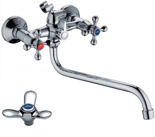 Смеситель для ванны Ledeme H12 2312L универсальный Хром