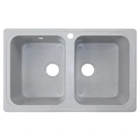 Кухонная мойка Azario Alba 78 CS00105219 цвет Серый