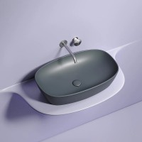 Раковина-чаша Ceramicanova Element 60 CN6049MDH Темный антрацит матовый фарфор накладная
