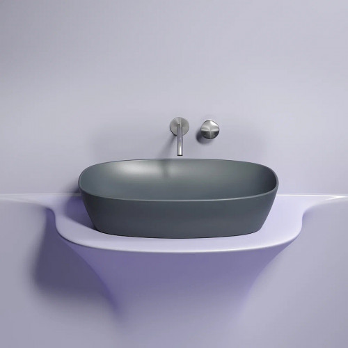 Раковина-чаша Ceramicanova Element 60 CN6049MDH Темный антрацит матовый фарфор накладная