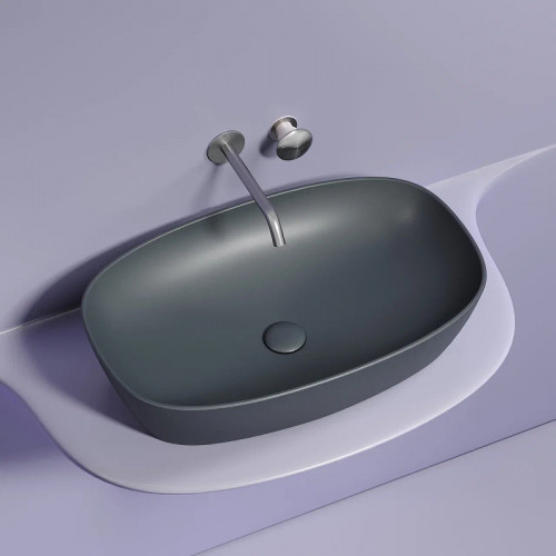 Раковина-чаша Ceramicanova Element 60 CN6049MDH Темный антрацит матовый фарфор накладная