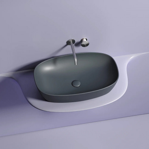 Раковина-чаша Ceramicanova Element 60 CN6049MDH Темный антрацит матовый фарфор накладная