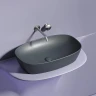 Раковина-чаша Ceramicanova Element 60 CN6049MDH Темный антрацит матовый фарфор накладная