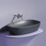 Раковина-чаша Ceramicanova Element 60 CN6049MDH Темный антрацит матовый фарфор накладная