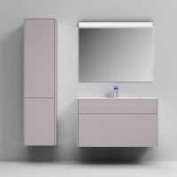 Шкаф пенал AM.PM Inspire V2.0 40 M50ACHX0406EGM Серый матовый МДФ / ЛДСП