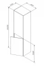 Шкаф пенал AM.PM Inspire V2.0 40 M50ACHX0406EGM Серый матовый МДФ / ЛДСП