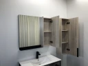 Зеркало со шкафом Comforty Бонн 90 00-00001951 Дуб дымчатый