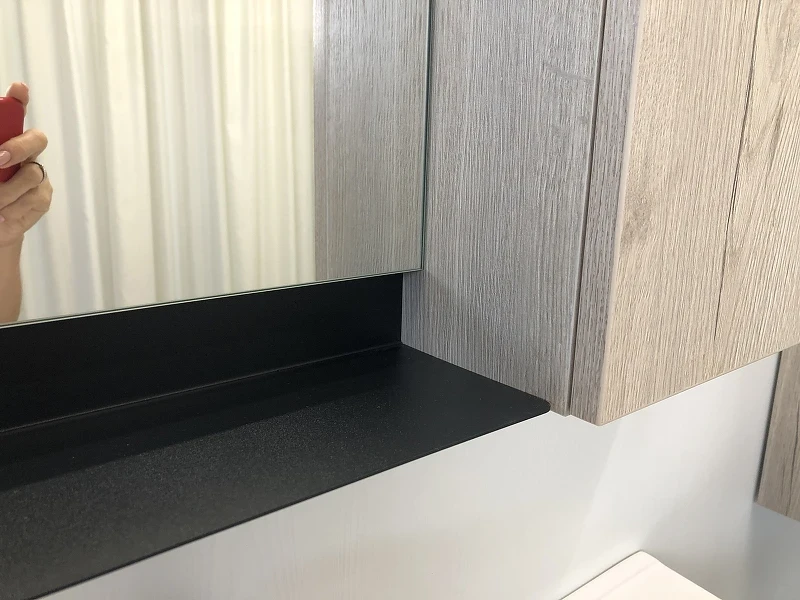 Зеркало со шкафом Comforty Бонн 90 00-00001951 Дуб дымчатый