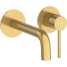 Смеситель для раковины Cezares Relax RELAX-BLI2-1-BORO-W0 Брашированное золото