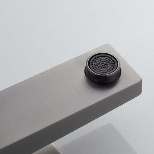 Смеситель для раковины Rose R2801T цвет Оружейная сталь