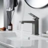 Смеситель для раковины Rose R2801T цвет Оружейная сталь
