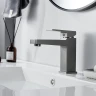 Смеситель для раковины Rose R2801T цвет Оружейная сталь